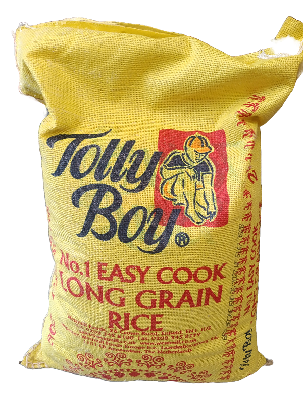 Tolly Boy Easy Cook Long Grain Rice - 20kg