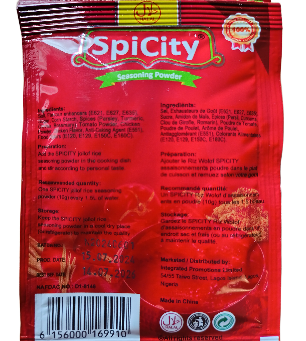 Spicity Stew & Jollof Seasoning Powder