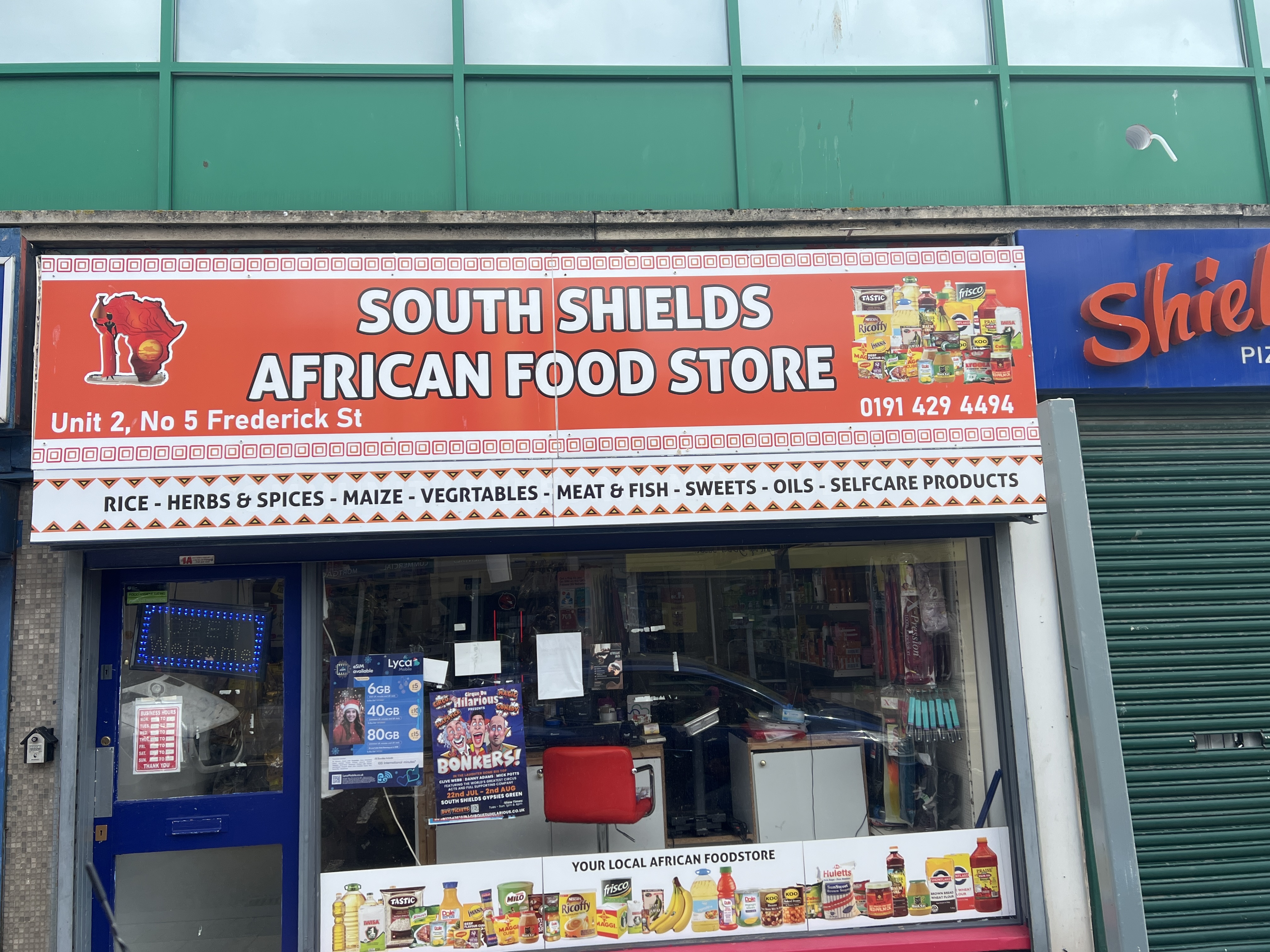 South Shields African Foods Store Limited cover
